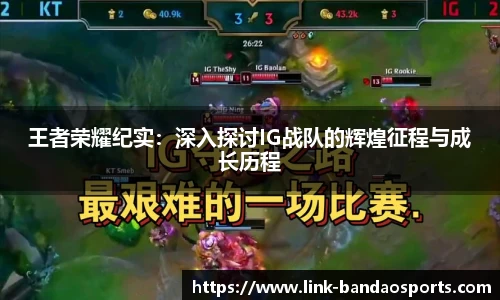 王者荣耀纪实：深入探讨IG战队的辉煌征程与成长历程
